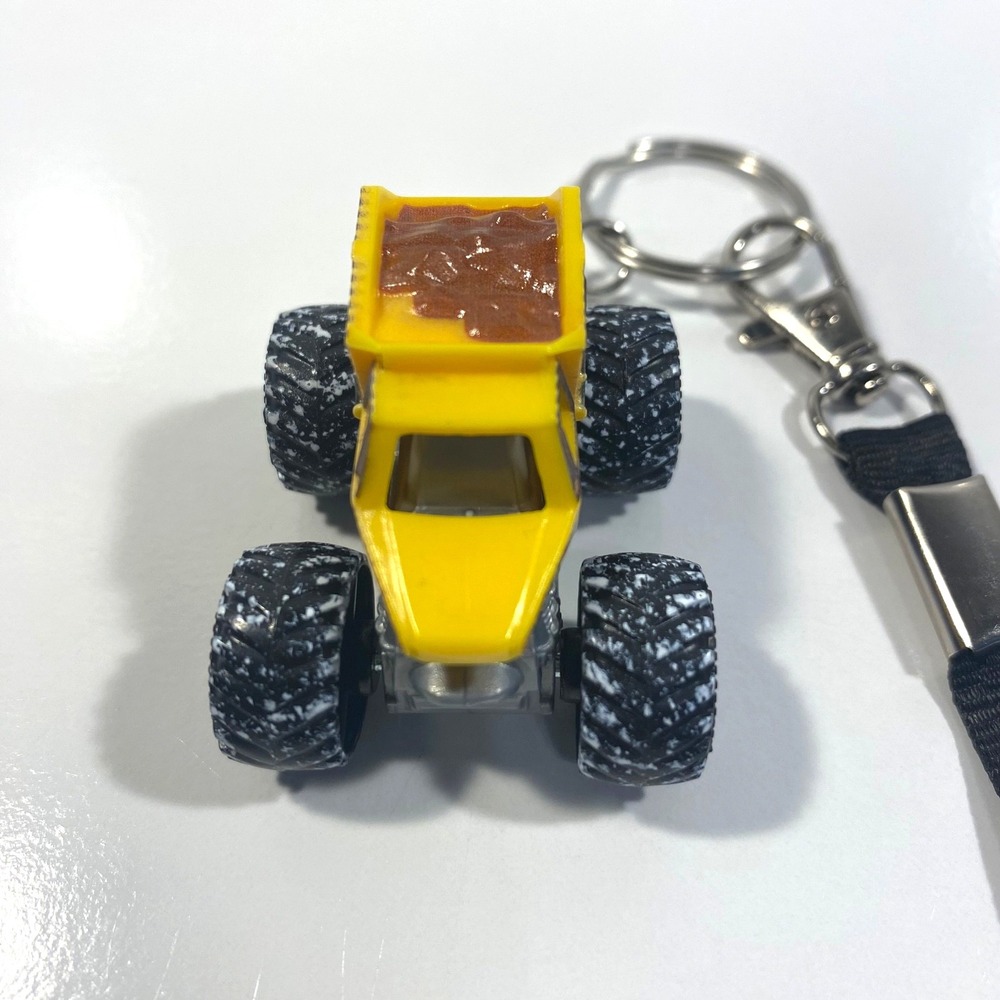 Monster Jam Mini Earth Shaker 1:87 Custom Keychain Lanyard Winter Snow Tires